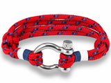 Red Parachute Cord Bracelet