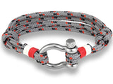 Gray Parachute Cord Bracelet